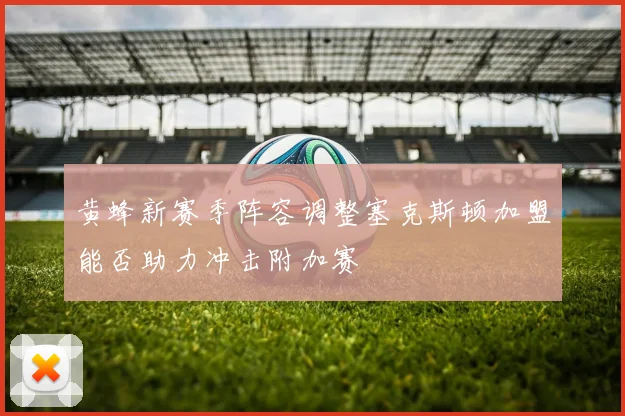 黄蜂新赛季阵容调整塞克斯顿加盟能否助力冲击附加赛