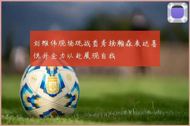 刘维伟现场观战首秀杨瀚森表达喜悦并全力以赴展现自我